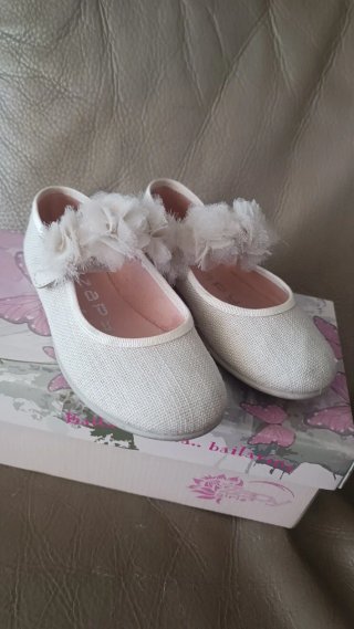 Bailarinas Ceremonia Beige Talla 27