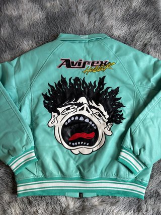 Chaqueta Hellstar x Avirex Turquesa XL