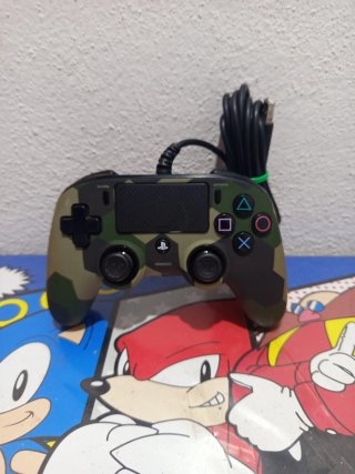 Mando con cable para PS4 y PC
