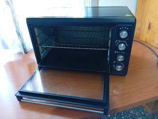 Horno Eléctrico de Sobremesa Negro