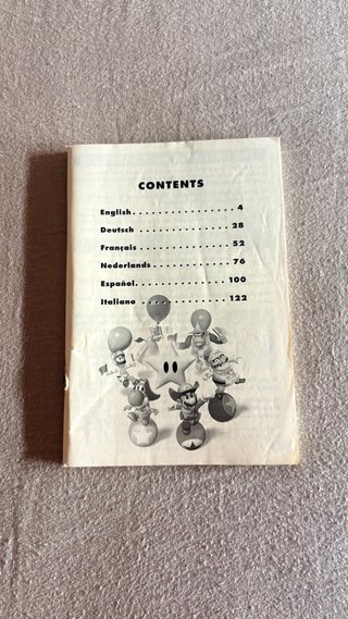 Manual de instrucciones Mario Party 2 (N64)