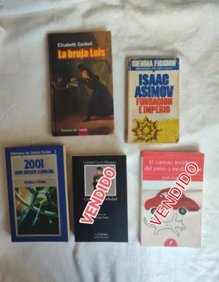 Pack de libros. Precio en descripción