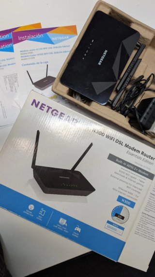 Modem Router Wi-Fi Netgear N300 (D1500) – Perfetto