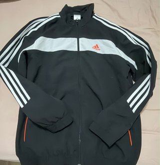 Chaqueta de chándal Adidas negra Talla L