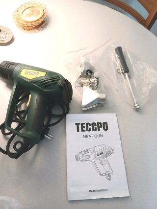 Pistola de aire caliente TECCPO TAHG01P