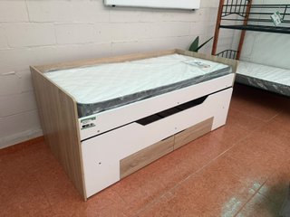 Cama Nido Juvenil con Somier y 2 Cajones