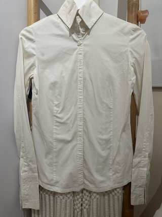 Camisa Básica Vintage Blanca