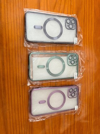 Lote de 3 fundas magneticas para Iphone 11 pro