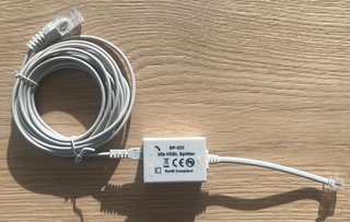 Splitter DSL/VDSL + cavo di rete RJ45