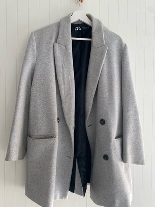 Abrigo paño Zara Talla M