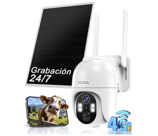NUEVO - Cámara Vigilancia 4G Solar Xega