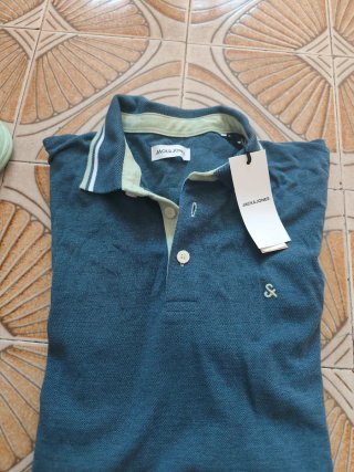 Polo Jack & Jones Azul Nueva