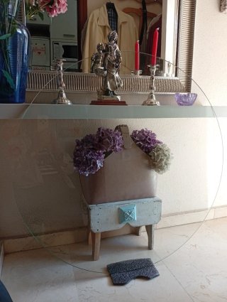 Cristal para mesa redondo 90cm