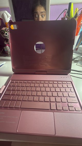 Funda Teclado iPad Rosa