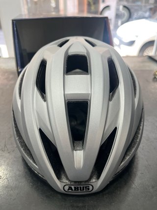 Casco Abus Stormchaser Talla M Plata