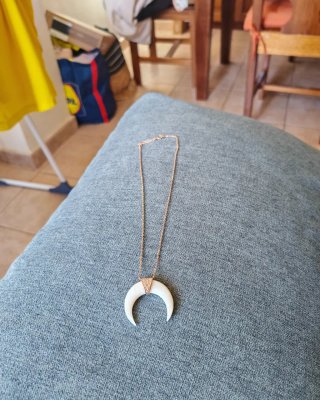 Collar Luxenter con Colgante de Cuerno