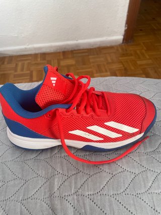 Zapatillas Adidas Niños Rojas y Azules