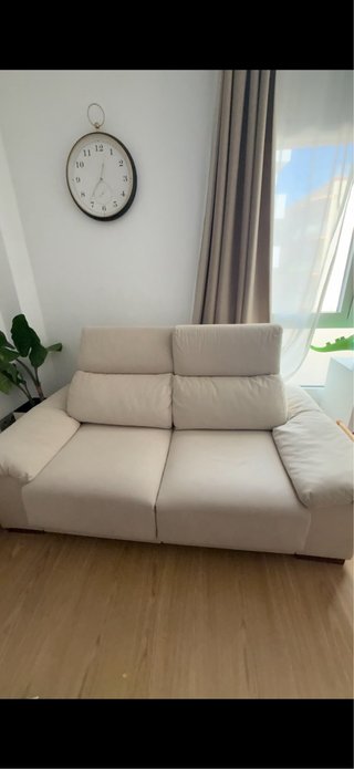 Sofá 2 plazas Kibuc beige con almacenaje