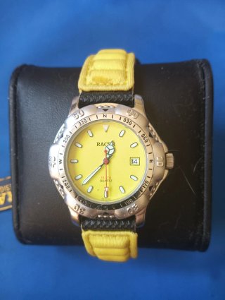 Reloj Racer HT7V718 Amarillo NOS