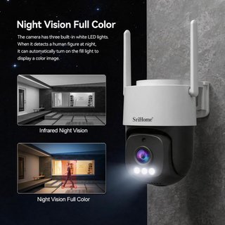 NUEVO - Cámara de Vigilancia WiFi PTZ 3MP