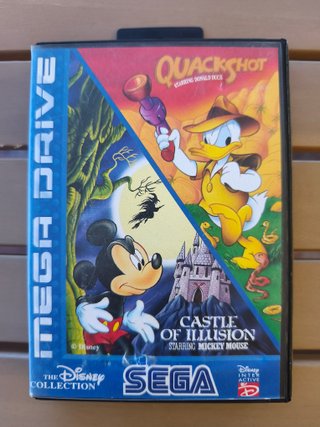 Quackshot Castle of Illusion Mega Drive EUR+MANUAL