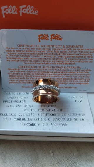 Anillo Folli Follie Oro rosa y Plata