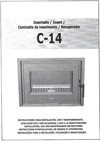Chimenea Hergom C-14 Hierro Fundido. Seminueva.