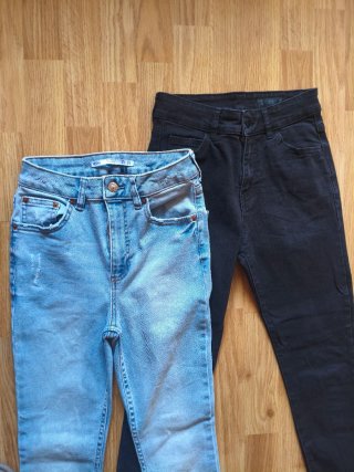 2 Pantalones Vaqueros Pitillo Talla 34