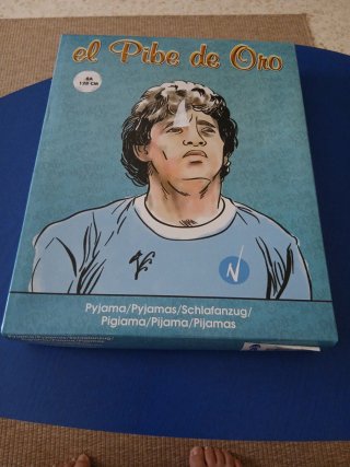 Pijama infantil El Pibe de Oro Talla 8A maradona