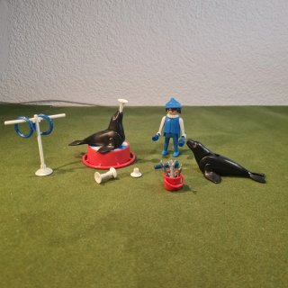 Playmobil 3518 Domador y leones marinos