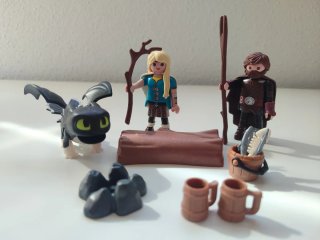 Playmobil 70040 Hipo y Astrid Bebé Dragón