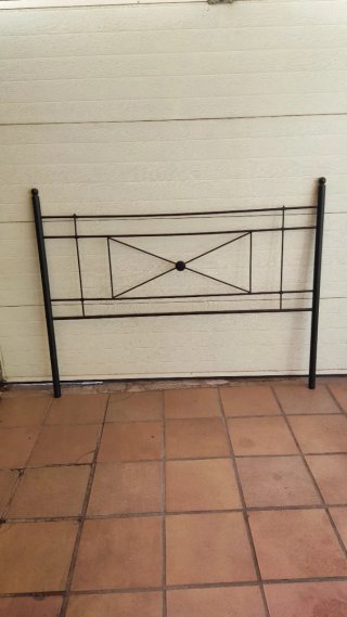 Cabecero forja negro cama 150 cm