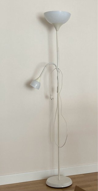 Lámpara de pie IKEA Blanca