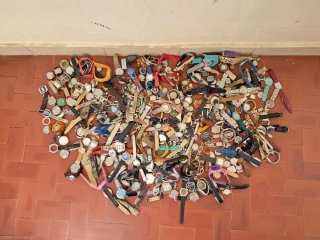 Lotto 10kg Orologi Da Polso (Pezzi Di Ricambio)