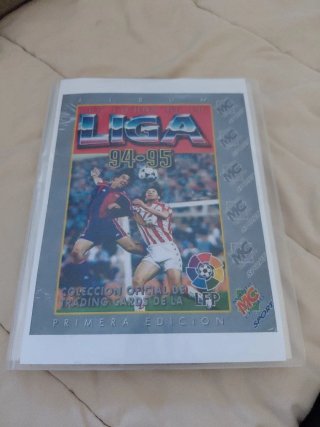 Las Fichas de la Liga 94-95. 289 cromos.