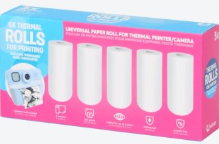 5 Rollos Papel Térmico Universal Vision