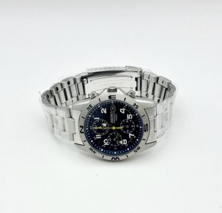 Seiko SND379P Cronógrafo Azul/Plata