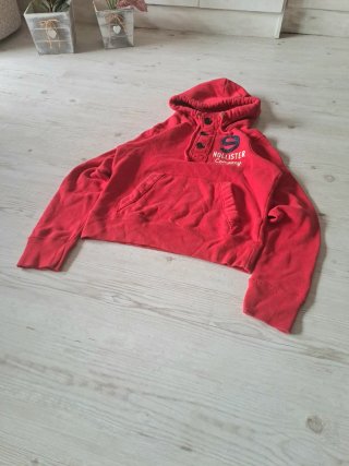 Sudadera Roja Hollister