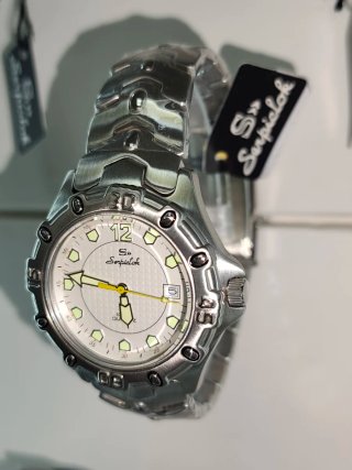 Reloj Serpichlok Plata y Blanco