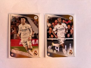 Carte Topps Vini Jr. e Mastantuono