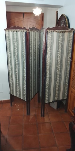 Biombo antiguo madera S. XIX