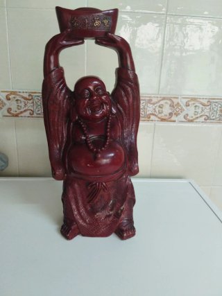 Figura Buda Risa Rojo