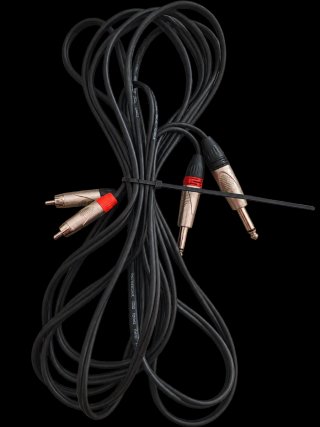 Cable Audio Profesional Jack a RCA 6m