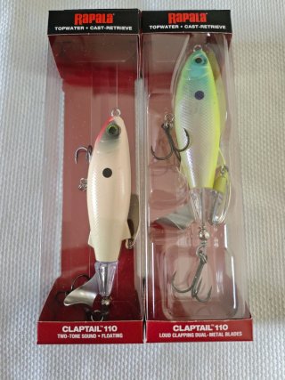 2x Rapala Claptail 110 Señuelos Pesca