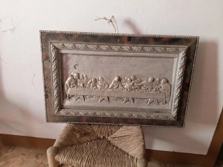 Cuadro La Última Cena Relieve