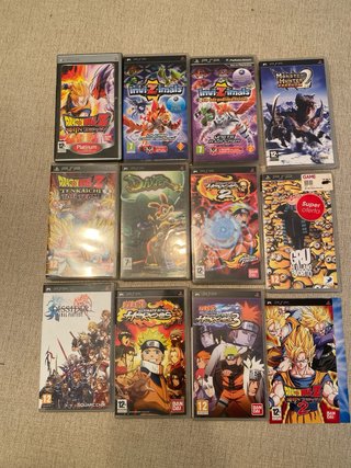 Lote de 11 cajas para PSP