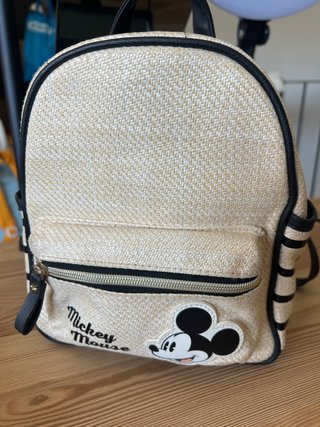 Mochila Disney Mickey Mouse Beige