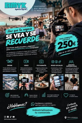 Pack Drone, Fotografía y Vídeo Profesional