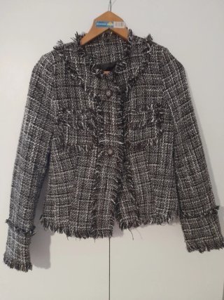 Chaqueta Tweed Estilo Chanel