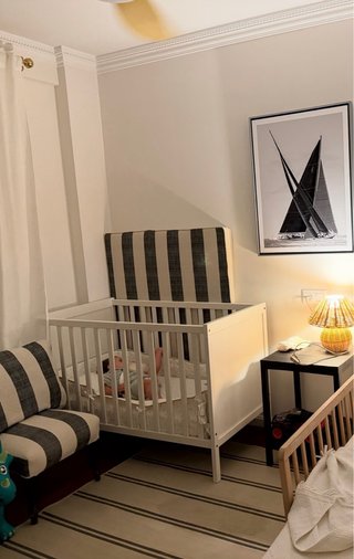 Cuna de madera blanca IKEA